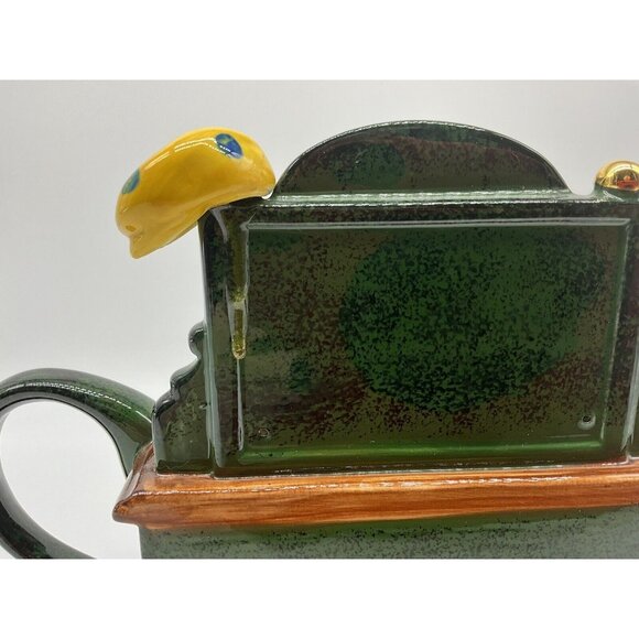Tony Carter Golf Themed Collectible Teapot Hand Painted Home Decor Teapots READ - Picture 12 of 16